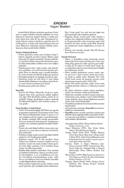 ERDEM Yayın İlkeleri - Atatürk Kültür Merkezi