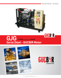 GJG Katalog - G&uuml;&ccedil;bir Jenerat&ouml;r