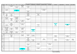 2014-2015 eğitim-öğretim yılı güz dönemi ders programı