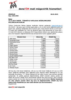 deneTİM mali müşavirlik hizmetleri