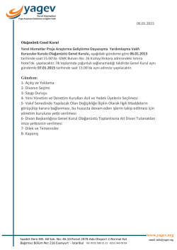 Olağanüstü Genel Kurul