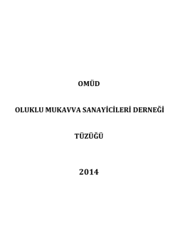 Dernek T&uuml;z&uuml;ğ&uuml;