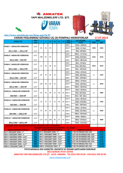 &Uuml;r&uuml;n Fiyat Listesini g&ouml;rmek i&ccedil;in tıklayınız.