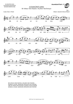 03-Bir Vefasız Yâre Düştüm Hiç Beni Yâd Etmiyor