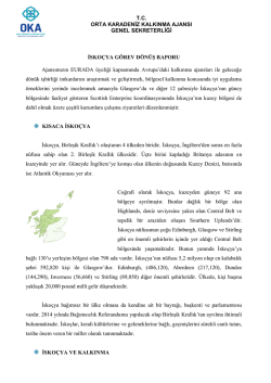 İsko&ccedil;ya &Ccedil;alışma Ziyareti Sonu&ccedil; Raporu