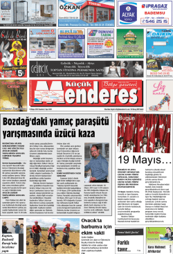 19 Mayıs&hellip; - K&uuml;&ccedil;&uuml;k Menderes