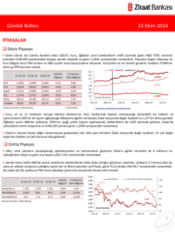 G&uuml;nl&uuml;k B&uuml;lten 23 Ekim 2014