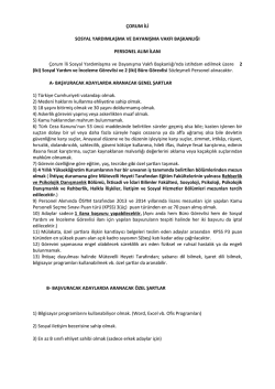 &Ccedil;ORUM İLİ SOSYAL YARDIMLAŞMA VE DAYANIŞMA VAKFI