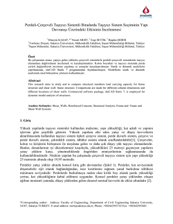 Perdeli-&Ccedil;er&ccedil;eveli Taşıyıcı Sistemli Binalarda Taşıyıcı Sistem
