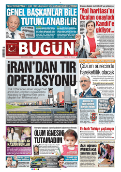 GENEL BAŞKANLAR BiLE TUTUKLANABiLiR