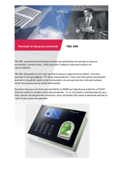 Parmak izi okuyucu terminal TBS-200 TBS 200 , personel devam