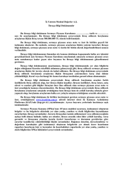 Değişiklikleri i&ccedil;eren tek metin haline getirilmiş g&uuml;ncel