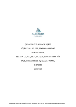 2014-59 plan a&ccedil;ıklama raporu