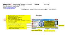Betonda Nitelik Denetimi &ndash; 11 Aralık 2014 YARDIM Ana ekran