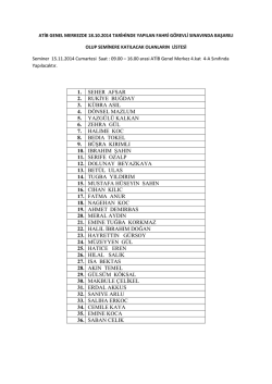 1. seher afsar 2. rukiye buğday 3. kübra asıl 4. dönsel mazlum 5