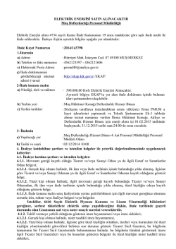 elektrik enerjisi ihalesi