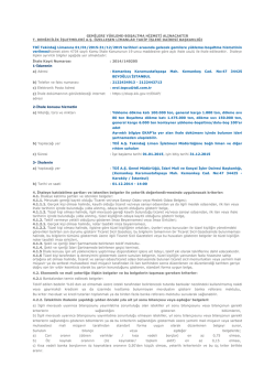 gemilere y&uuml;kleme-boşaltma hizmeti alınacaktır t. denizcilik