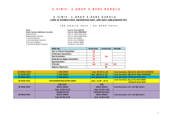 3. KURUL-Enfeksiyon, Duyu organları Hastalıkları