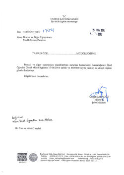 &icirc; tl lııın zıııı - tarsus il&ccedil;e mill&icirc; eğitim m&uuml;d&uuml;rl&uuml;ğ&uuml;