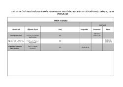 Akademik CV - Ardahan &Uuml;niversitesi