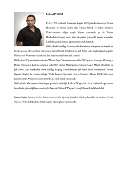 &Ouml;ğretim G&ouml;revlisi Erdem BAYDAR