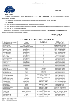 1.2.3.4. sınıflar veli-&ouml;ğretmen g&ouml;r&uuml;şme planı