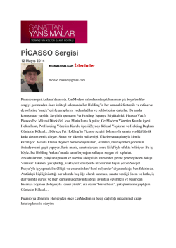 (Monad Balkan: İzlenimler) Picasso Sergisi