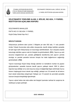 562 Ada 11 Parsel - Sedes Mimarlik Burosu