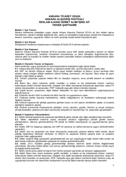 ankara ticaret odası ankara alışveriş festivali reklam ajansı hizmet