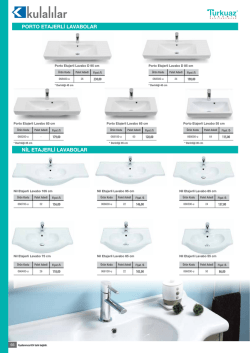 PORTO ETAJERLİ LAVABOLAR NİL ETAJERLİ LAVABOLAR