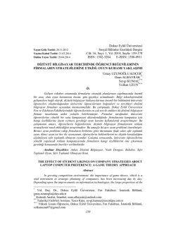 16, Sayı: 1, Yıl: 2014, Sayfa: 159-178 ISSN