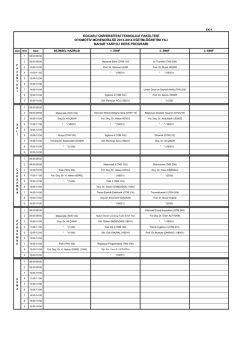 kocaeli &uuml;niversitesi teknoloji fak&uuml;ltesi otomotiv m&uuml;hendisliği 2013