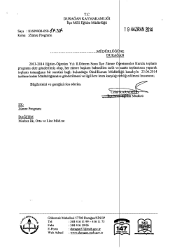 seyi zsleossoo-oso-ffßîl - Durağan İlçe Milli Eğitim Müdürlüğü