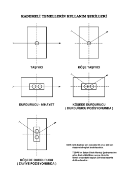 kademeli temel kullanım şekilleri