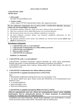 Her tablet 50 mg fenolftalein i&ccedil;erir. &bull; Yardım