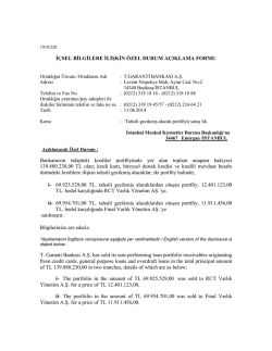 Tahsili Gecikmiş Alacak Satışı hk.