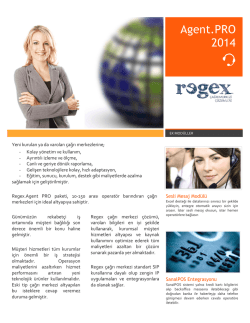 Agent.PRO 2014 - Regex çağrı merkezi sistemi