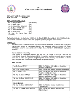 tc b&uuml;lent ecevit &uuml;niversitesi - B&uuml;lent Ecevit &Uuml;niversitesi Fizik B&ouml;l&uuml;m&uuml;