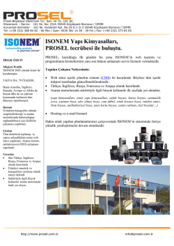 Başarı &Ouml;yk&uuml;s&uuml; - Prosel Bilgisayar