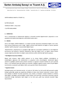 İş Etiği Kuralları