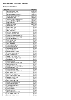 Başlangıç Listesi