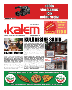 Kalem Gazetesi 48. Sayı