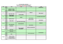 2014-2015 Eğitim &Ouml;ğretim Yılı G&uuml;z Yarıyılı Vize Sınav Programı
