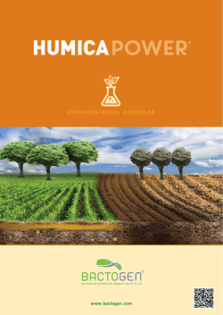 Katalog İndir - Bactogen Biyoteknolojik Ürünler