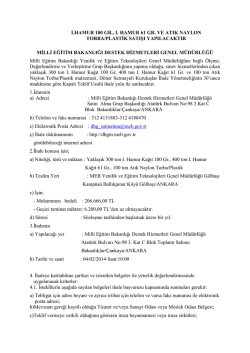 ı.hamur 100 gr., ı. hamur 61 gr. ve atık naylon torba/plastik satışı