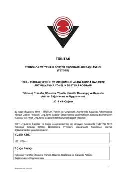 Çağrı Duyuru Metni