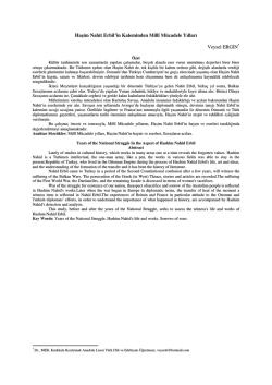 Tam Metin - Giresun &Uuml;niversitesi Sosyal Bilimler Enstit&uuml;s&uuml;