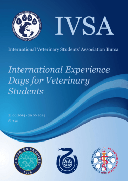 Devamı i&ccedil;in TIKLAYINIZ - Uludağ &Uuml;niversitesi Veteriner Fak&uuml;ltesi