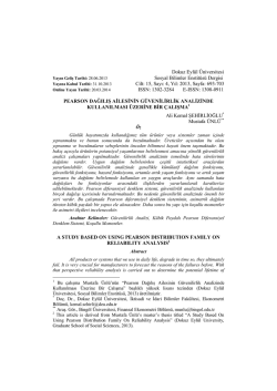 15, Sayı: 4, Yıl: 2013, Sayfa: 693-703 ISSN: 1302-3284