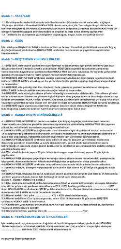 Satış S&ouml;zleşmesi